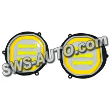 ходовые огни 12V NTR 82-06-WY COB диметр  90мм