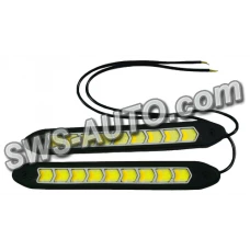 ходовые огни 12V NTS 011-WY COB  255х30мм