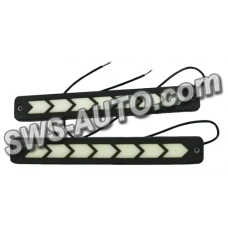 ходовые огни 12V KLNT-DRL-COB-102 225х30мм WHITE