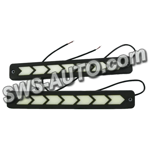 ходовые огни 12V KLNT-DRL-COB-102 225х30мм WHITE