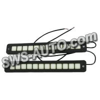 ходовые огни 12V KLNT-DRL-COB-103 225х30мм WHITE