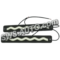 ходові вогні 12V KLNT-DRL-COB-111 225х30мм WHITE
