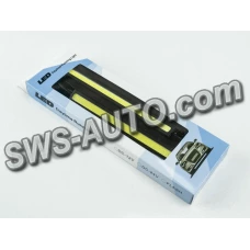 ходовые огни 12V DRL COB 170х15мм WHITE черные