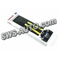 ходові вогні 12V DRL COB 140х15мм WHITE чорні