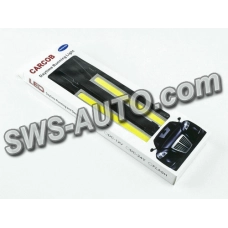 ходовые огни 12V DRL COB 140х15мм WHITE хром