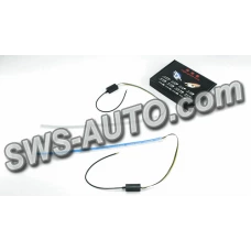ходовые огни гибкие 12V DRL White  c функц. поворотов 45см