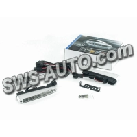 ходові вогні 12V DRL 102 160х20мм 1W метал.корп.