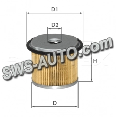 фильтр топливный Fiat Scudo-Peugeot Expert 1.9D-TD (95-07)  (SMARTEX)