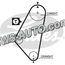 ремень - ГРМ Opel Vectra A 1.4-1.6i   (GATES)