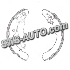 колодки барабанные Skoda Octavia Tour, Roomster, VW Caddy II-III  (230x32)  (ABE)