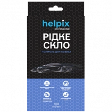 полироль кузова Helpix "жидкое стекло" + губка + микрофибра 100мл