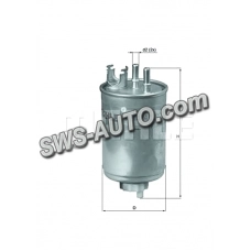 фильтр топливный Fiat Doblo 1.9JTD 01->  (MAHLE)