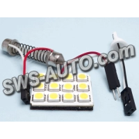 Світлодіодні плата+перехідники  12 SMD (5050)