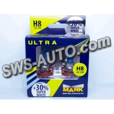 лампа Н 8 12V 35W  Маяк Super White+30% 4000К (2шт)