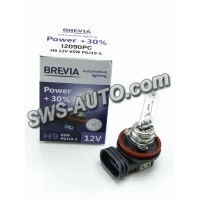 лампа Н 9 12V 65W  BREVIA Power+30%