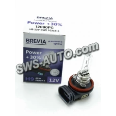 лампа Н 9 12V 65W  BREVIA Power+30%