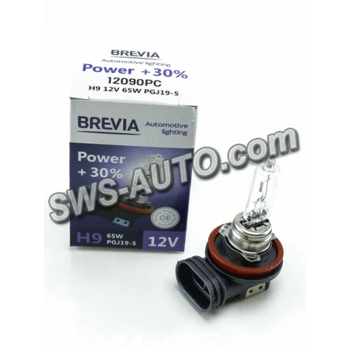 лампа Н 9 12V 65W  BREVIA Power+30%
