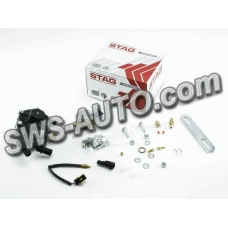 редуктор ГБО 4-го покоління STAG R02 (пропан-бутан)  до 120 к.с (88кВт). з ЕМК газа Valtek+ датчик т