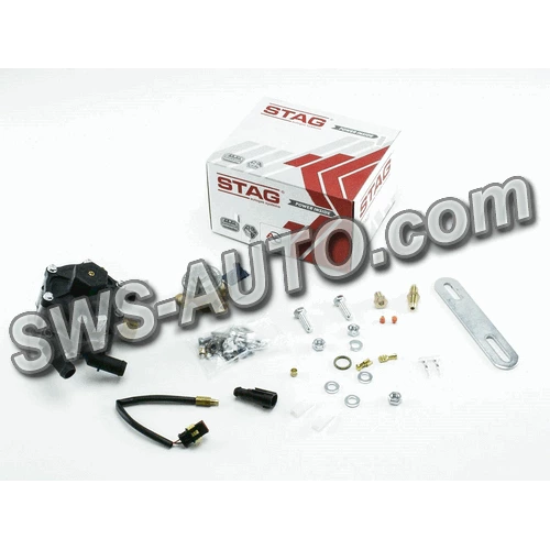 редуктор ГБО 4-го покоління STAG R02 (пропан-бутан)  до 120 к.с (88кВт). з ЕМК газа Valtek+ датчик т