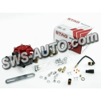 редуктор ГБО 4-е пок.STAG R01 (пропан-бутан)  до 250 л.с. (185 кВт) с ЭМК газа Valtek