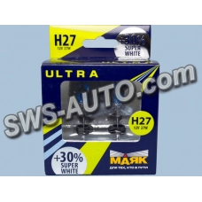 лампа H27/1 12V 27W Маяк Super White+30% 4000К (2шт)