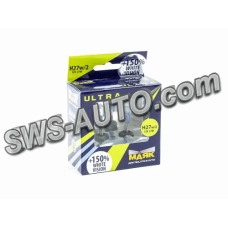 лампа H27/2 12V 27W  Маяк White Vision+150%  (2шт)