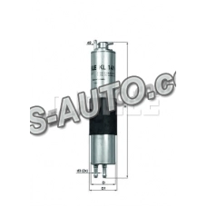 фильтр топливный BMW 5 E39 2.2-4.6i, X5 E53 (96-10)   (MAHLE)