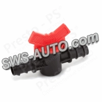 Кран прохідний рукава 12,5  (16мм)