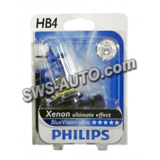 лампа HB4 12V 51W PHILIPS White Vision +60% 4300К