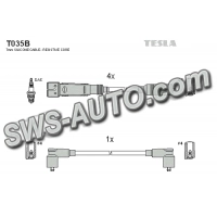 провода високовольт. VW Passat B2-B3-B4 1.6-1.8 (85-97)  (TESLA)