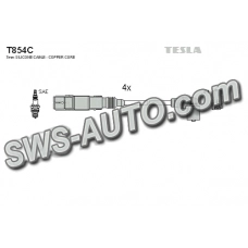 провода високовольт. Skoda Octavia A5 (04-13), VW Caddy III 04-> 1.6i BGU,BSE,BSF (Медь)  (TESLA)