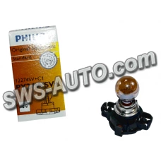 лампа  A 12V 24W PHILIPS SILVER VISION PGU 20/4