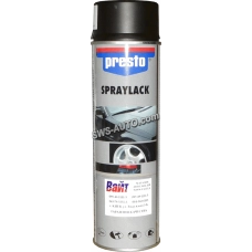 краска аэрозоль Presto 500ml Черный блеск