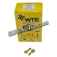 Наконечник провода "мама" 6,3мм (300шт) WTE