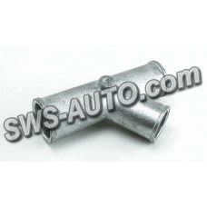 тройник водяной 402 дв.алюмин.(на помпу-термостат-радиатор)