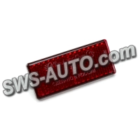 катафот заднего бампера Газель на болт. красн.