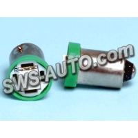 Світлодіодна лампа А 12-4 лазер.  GREEN  0,45W 1smd 5050
