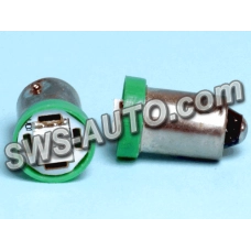 Світлодіодна лампа А 12-4 лазер.  GREEN  0,45W 1smd 5050
