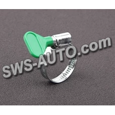 хомут оцинкованный  9мм  20-32мм "с бабочкой"