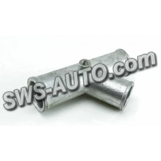 тройник водяной 4216 дв.алюмин.(на помпу-термостат-радиатор)