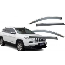 ветровик JEEP Cherokee (KL) 2013-2018  (скотч) ACRYL-AUTO