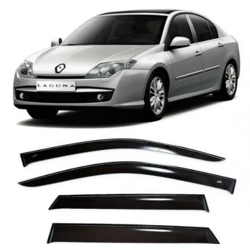 ветровик Renault Laguna III седан 2007-2015 (скотч) ACRYL-AUTO