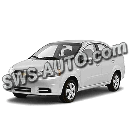 дефлектор з/стекла Chevrolet Aveo ІІІ, Vida (T250) сед 2006-2012 (скотч) ANV