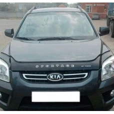 мухобойка KIA Sportage II 2004-2010 длинная VIP Китай