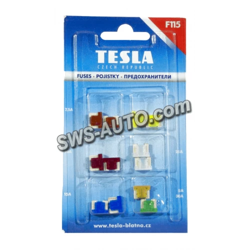 предохранители Евро micro (mini Low Profile) TESLA блистер (12шт)