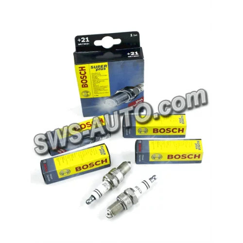 свечи Bosсh 2108-2110 инж 8V, Lanos 1.5 (WR7DСX+) +21 (з1,1) к-т 7501