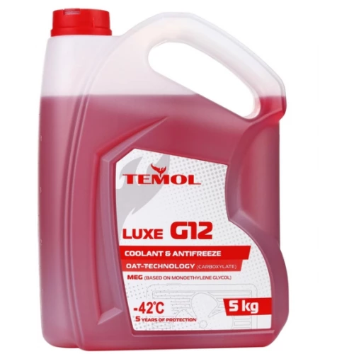 антифриз красный  5л (Temol) G12 Luxe  -42