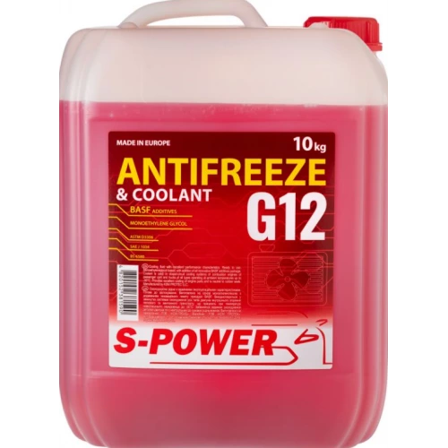 антифриз красный 10л (S-Power) G12  -30