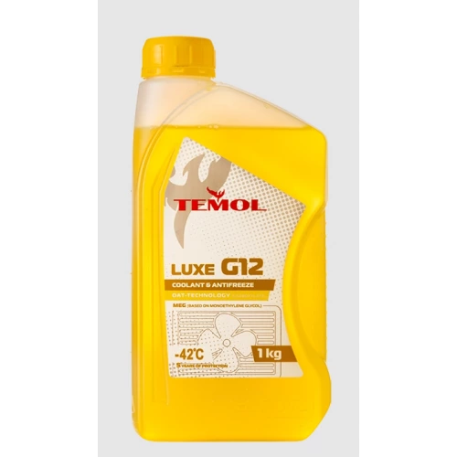 антифриз желтый   1л (Temol) G12 Luxe  -42