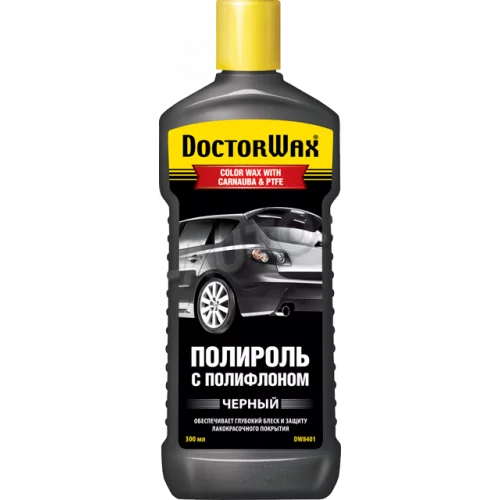 поліроль кузова Doctor Wax 300мл чорна